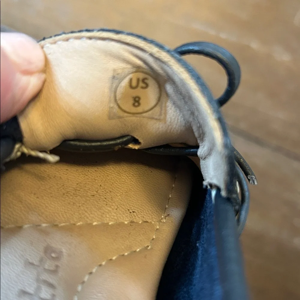 Elephantito Navy Leather Slip-on Loafer Driver Shoes
